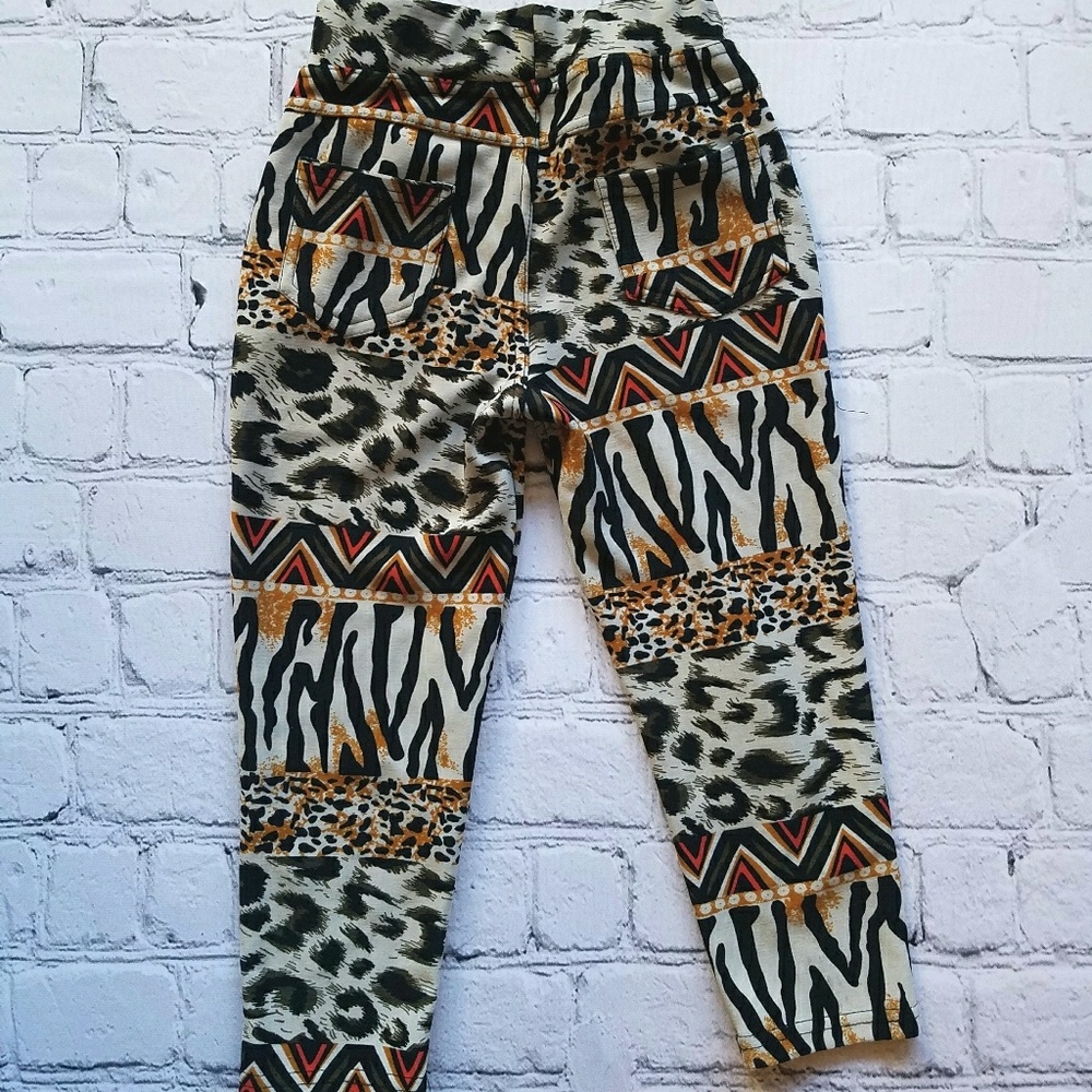 AMAZING Tribal Print Pants Girls Sz Small - Picture 6 of 6